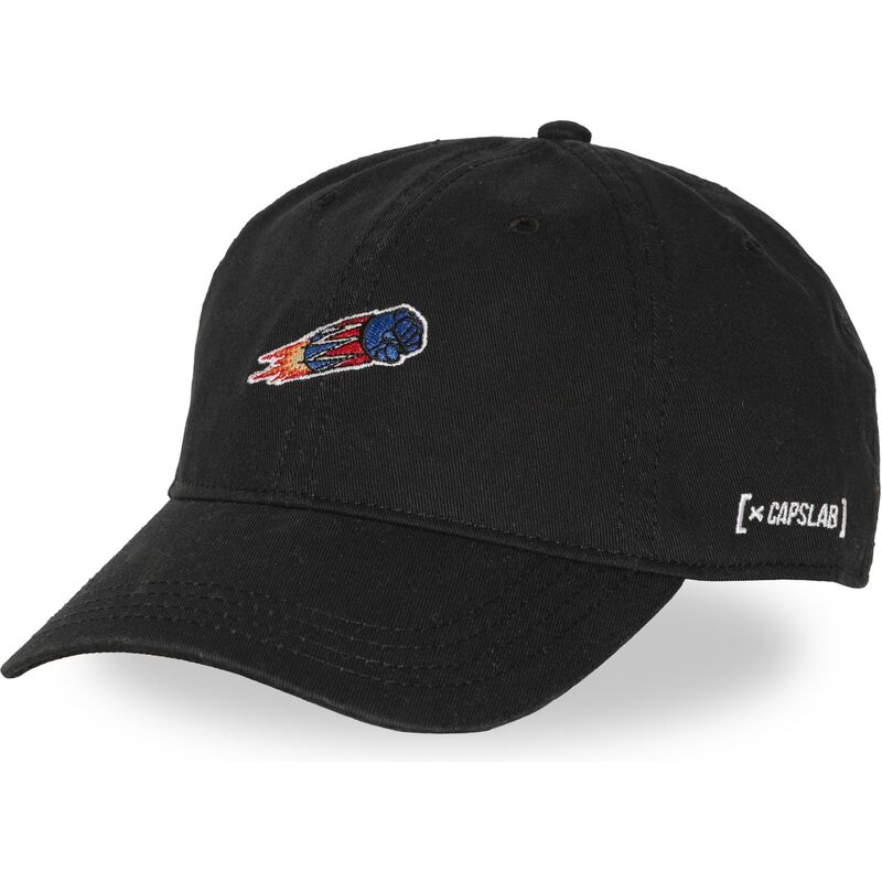 capslab-curved-brim-robot-grendizer-gol7-fulb-black-adjustable-cap