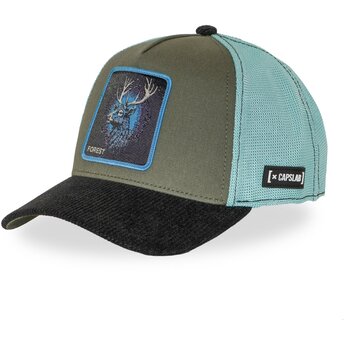 Cap zaoblená multicolor snapback Deer Beasts Capslab