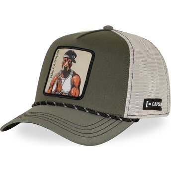 Čepice zaoblená žádné zvíře zelená snapback Half A Dollar HIP HALFB Hip Hop Dogz Hip Hop Dogz Capslab
