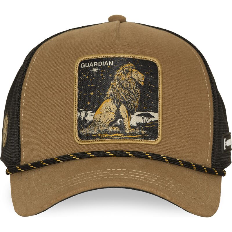 cepice-zaoblena-hneda-snapback-guardian-bea3-liob-lev-mytologicka-stvoreni-capslab cepice-zaoblena-hneda-snapback-guardian-bea3-liob-lev-mytologicka-stvoreni-capslab
