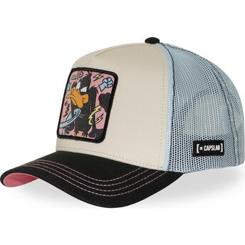 Cap zaoblená multicolor snapback Daffy Duck Looney Tunes Capslab