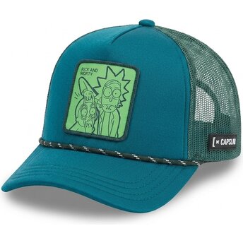 Čepice zaoblená žádné zvíře zelená snapback Rick REM7 CTFOAMDB Rick a Morty Rick and Morty Capslab