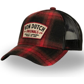 Čepice zaoblená červená snapback CAR05 Von Dutch