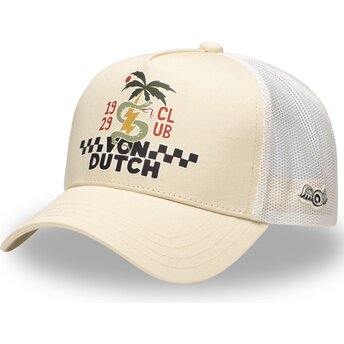 Čepice zaoblená béžová snapback SURF10 Von Dutch