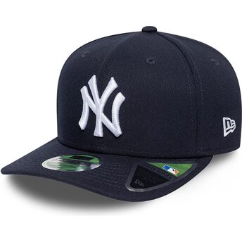 Čepice zaoblená námořnická modrá snapback 9SEVENTY Stretch Snap Player Replica New York Yankees MLB New Era