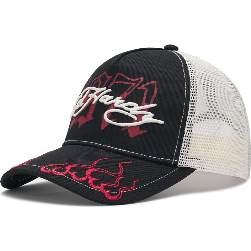 cepice-zaoblena-cerna-snapback-1971-ed-hardy