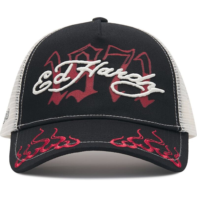 cepice-zaoblena-cerna-snapback-1971-ed-hardy