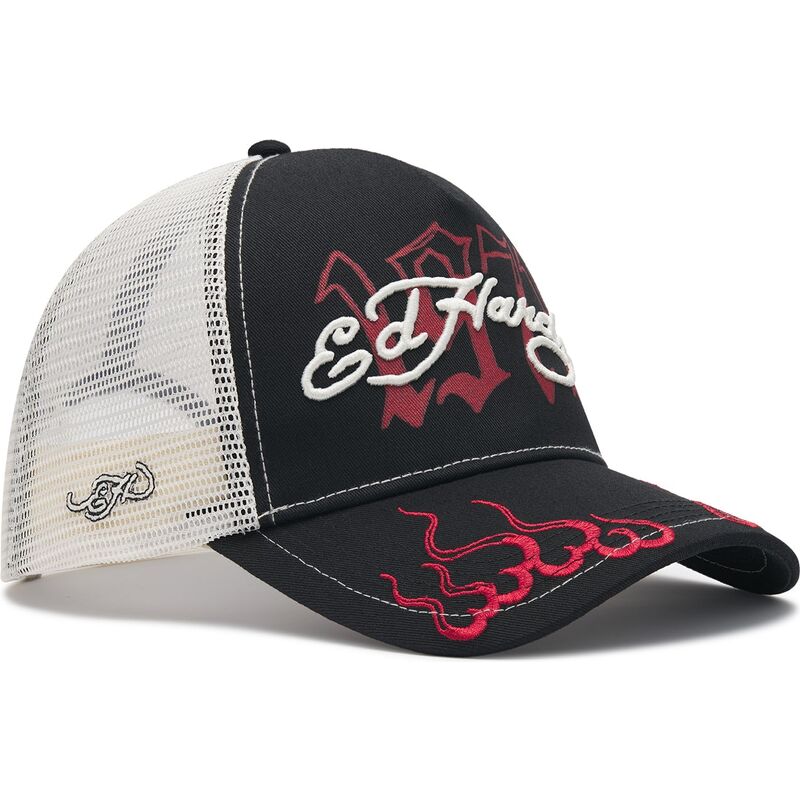 cepice-zaoblena-cerna-snapback-1971-ed-hardy