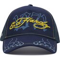 cepice-zaoblena-namornicka-modra-snapback-1971-ed-hardy