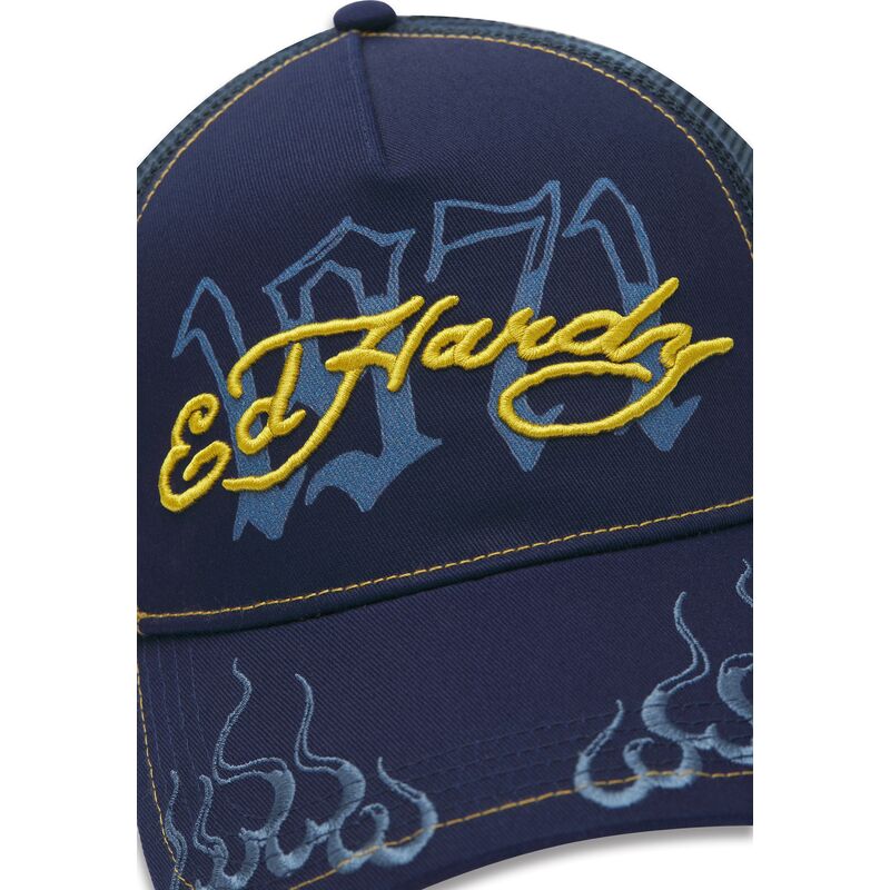 cepice-zaoblena-namornicka-modra-snapback-1971-ed-hardy