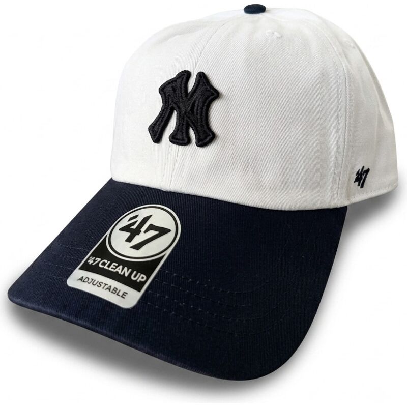 cepice-zaoblena-bezova-nastavitelny-clean-up-contemporary-two-tone-new-york-yankees-mlb-47-brand