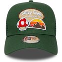 cepice-zaoblena-zelena-snapback-pro-deti-a-frame-outdoor-new-era