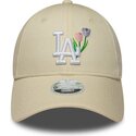 cepice-zaoblena-bezova-nastavitelny-9forty-flower-icon-los-angeles-dodgers-mlb-new-era