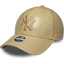cepice-zaoblena-bezova-nastavitelny-9forty-pu-pattern-new-york-yankees-mlb-new-era