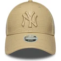 cepice-zaoblena-bezova-nastavitelny-9forty-pu-pattern-new-york-yankees-mlb-new-era