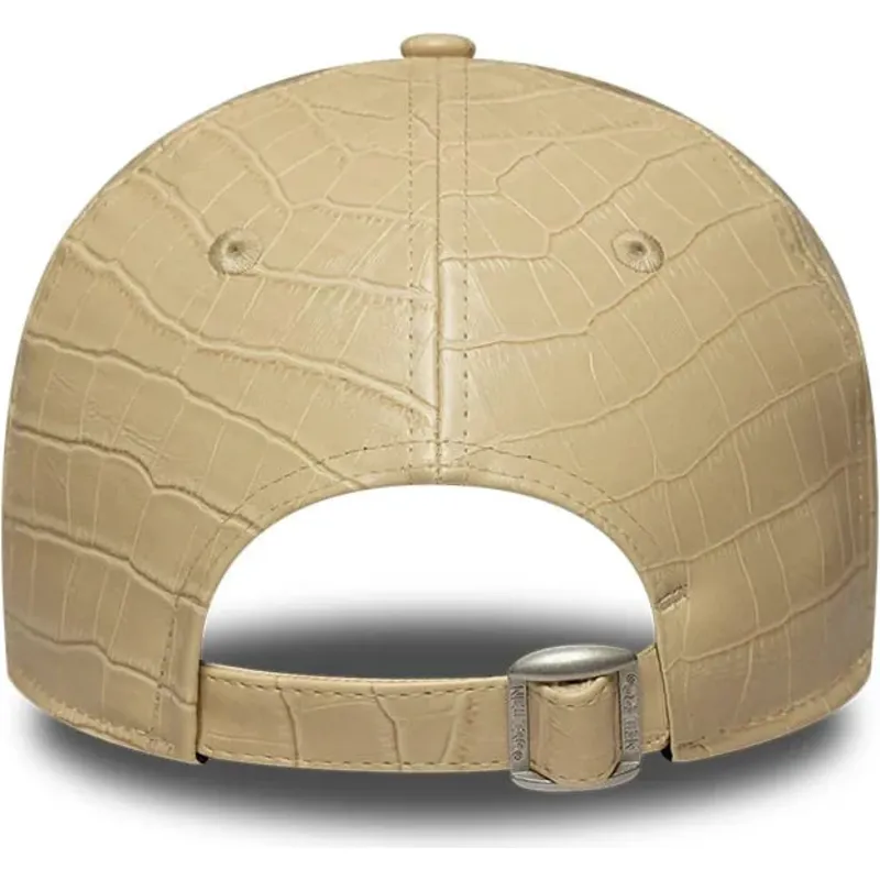 cepice-zaoblena-bezova-nastavitelny-9forty-pu-pattern-new-york-yankees-mlb-new-era