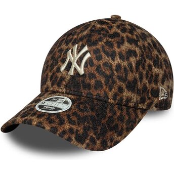 Čepice zaoblená leopardí nastavitelný 9FORTY Leopard Cosy New York Yankees MLB New Era