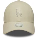 cepice-zaoblena-bezova-snapback-9forty-m-crown-pu-diamante-los-angeles-dodgers-mlb-new-era