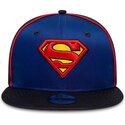 cepice-rovna-modra-snapback-pro-deti-9fifty-piping-superman-dc-comics-new-era