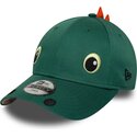 cepice-zaoblena-zelena-snapback-pro-deti-9forty-dino-face-new-era