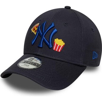 Čepice zaoblená námořnická modrá nastavitelný pro děti 9FORTY Food Icon New York Yankees MLB New Era