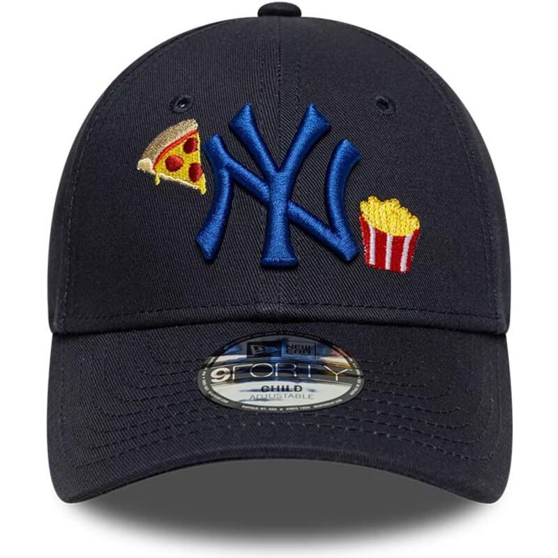 cepice-zaoblena-namornicka-modra-nastavitelny-pro-deti-9forty-food-icon-new-york-yankees-mlb-new-era