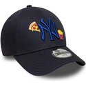 cepice-zaoblena-namornicka-modra-nastavitelny-pro-deti-9forty-food-icon-new-york-yankees-mlb-new-era