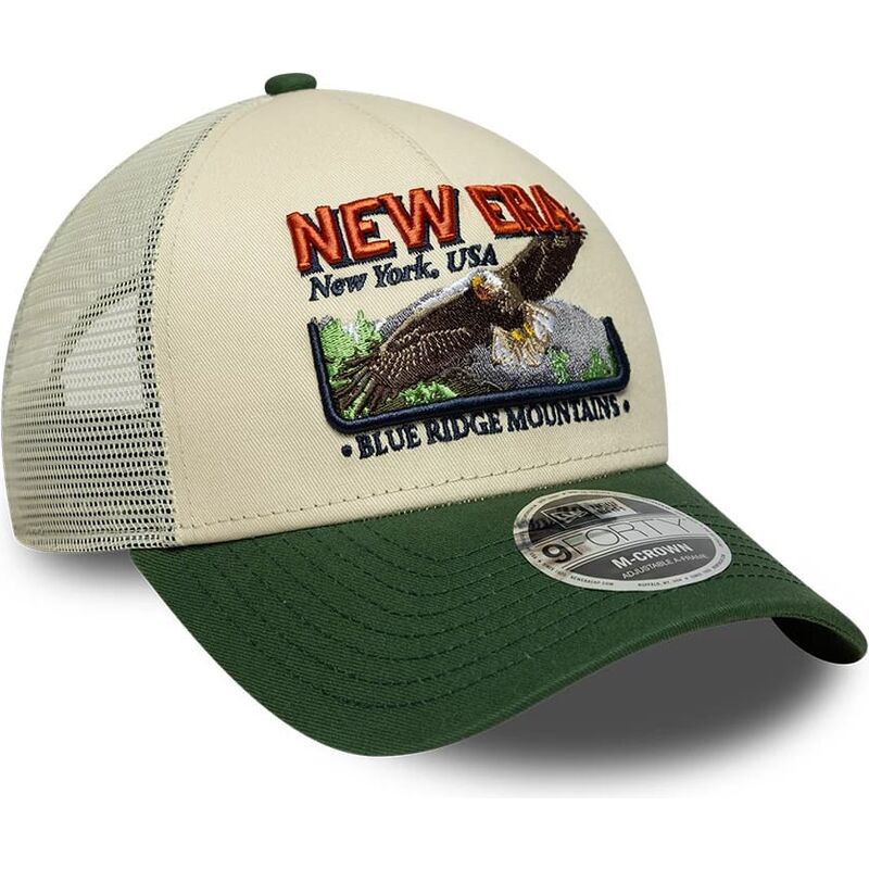cepice-zaoblena-zelena-snapback-9forty-m-crown-a-frame-graphic-new-era