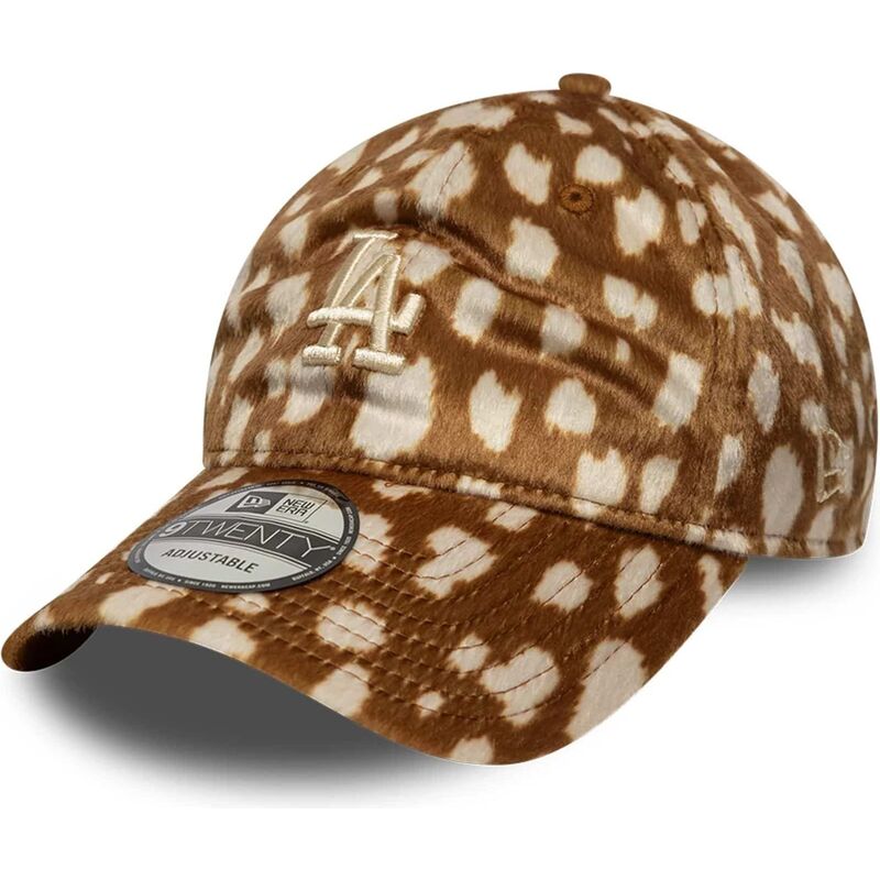 cepice-zaoblena-hneda-nastavitelny-9twenty-animal-print-los-angeles-dodgers-mlb-new-era