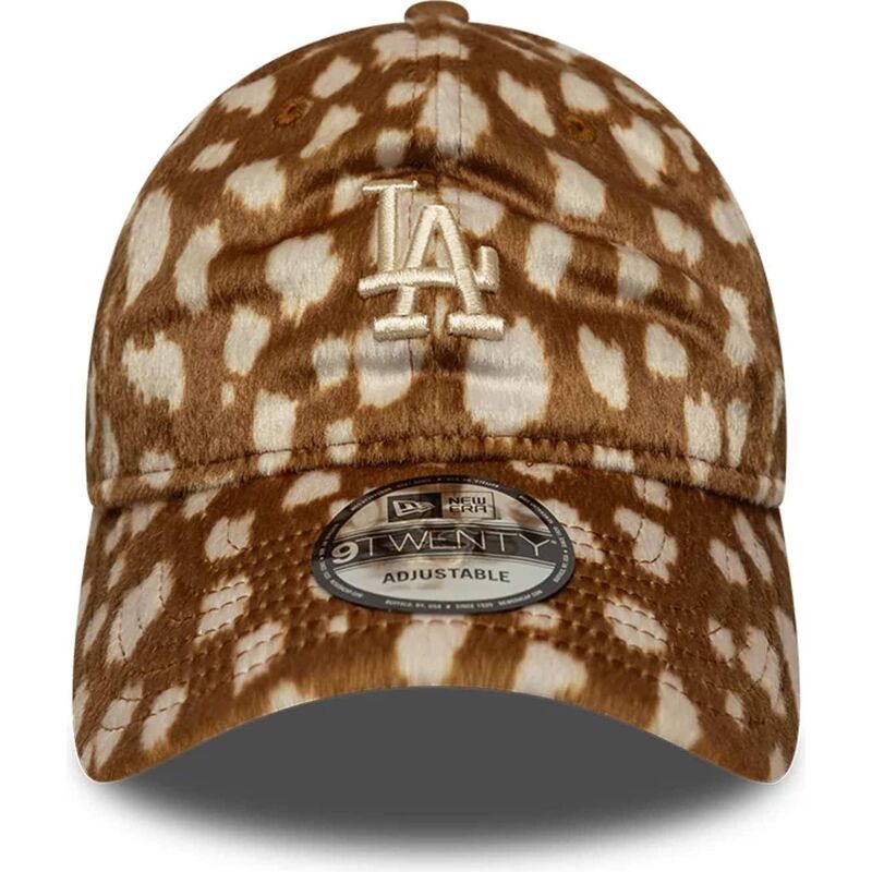 cepice-zaoblena-hneda-nastavitelny-9twenty-animal-print-los-angeles-dodgers-mlb-new-era
