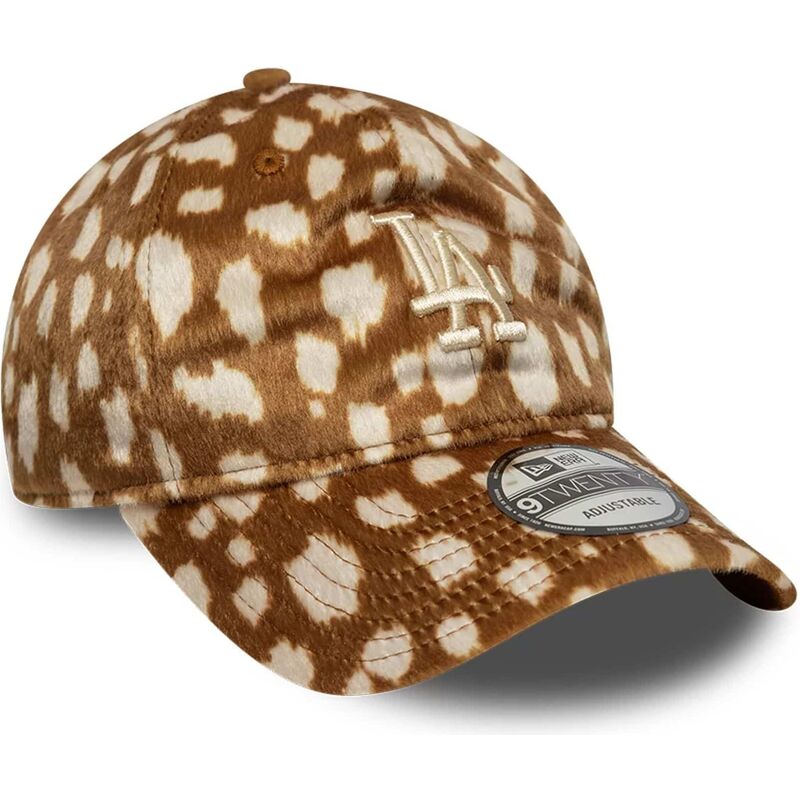 cepice-zaoblena-hneda-nastavitelny-9twenty-animal-print-los-angeles-dodgers-mlb-new-era