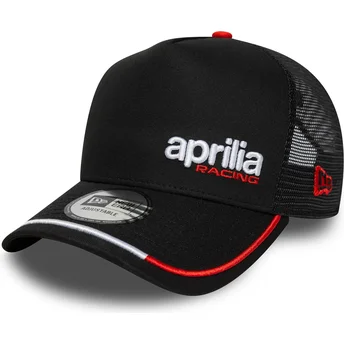 Čepice zaoblená černá snapback E Frame Flawless Aprilia Piaggio New Era
