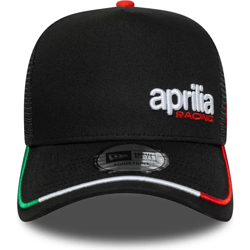cepice-zaoblena-cerna-snapback-e-frame-flawless-aprilia-piaggio-new-era