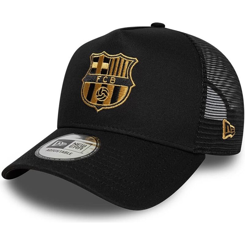cepice-zaoblena-cerna-snapback-dorado-a-frame-fc-barcelona-laliga-new-era