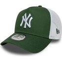 cepice-zaoblena-zelena-snapback-a-frame-league-essential-new-york-yankees-mlb-new-era