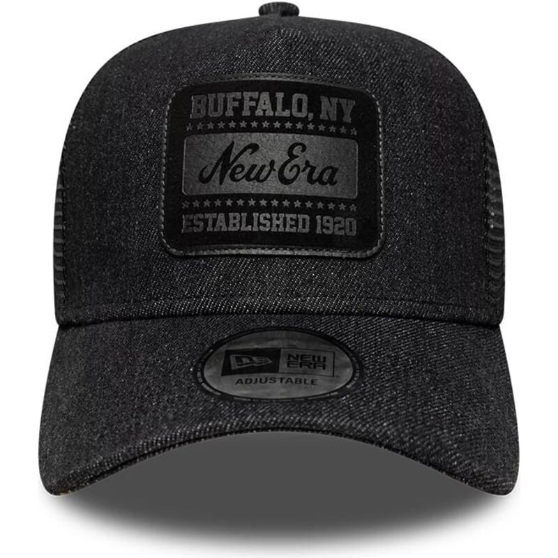 cepice-zaoblena-cerna-snapback-a-frame-patch-denim-new-era