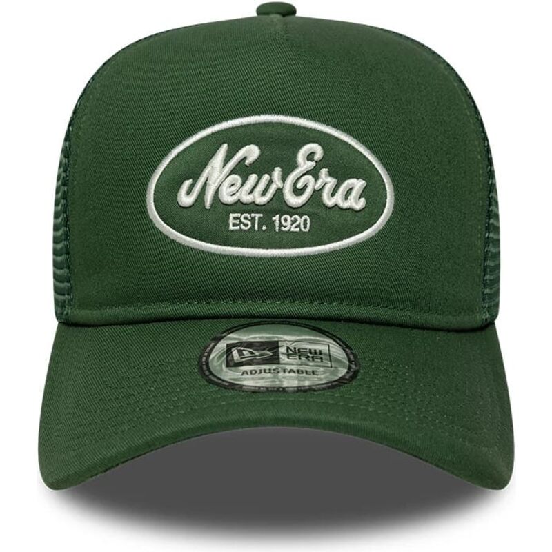 cepice-zaoblena-zelena-snapback-a-frame-oval-patch-foam-new-era