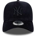 cepice-zaoblena-namornicka-modra-snapback-a-frame-tonal-cord-new-york-yankees-mlb-new-era