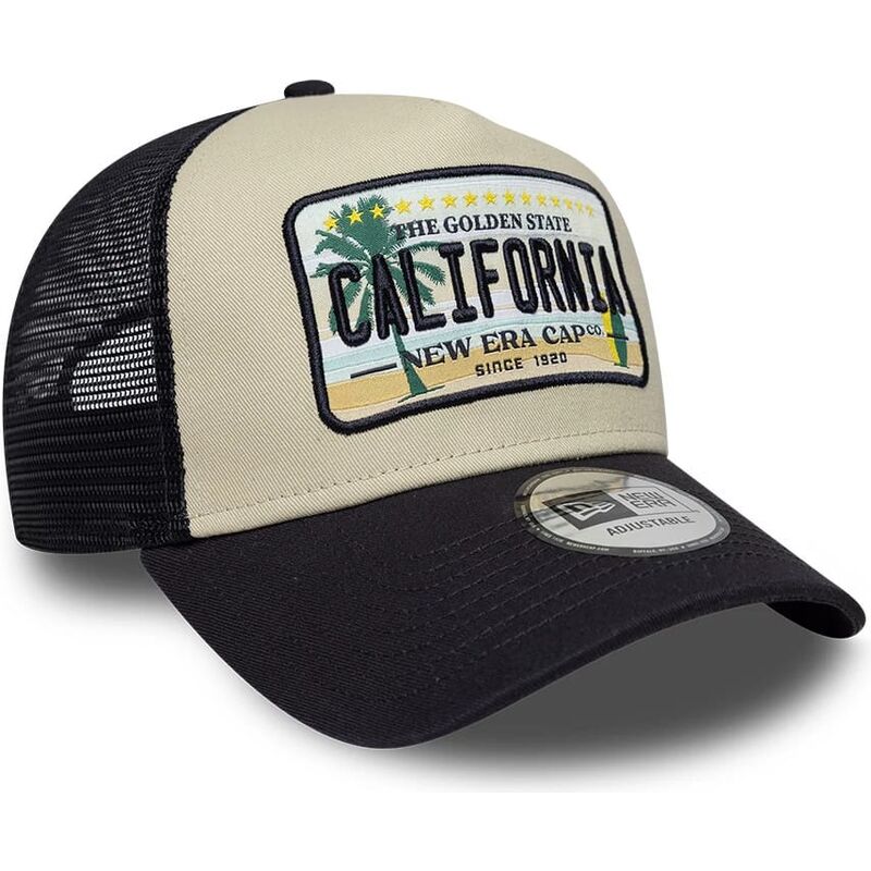 cepice-zaoblena-bezova-snapback-a-frame-license-plate-california-new-era
