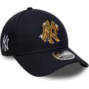 cepice-zaoblena-namornicka-modra-snapback-9forty-m-crown-a-frame-emblem-new-york-yankees-mlb-new-era
