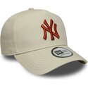 cepice-zaoblena-bezova-snapback-e-frame-league-essential-new-york-yankees-mlb-new-era