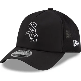 Čepice zaoblená černá snapback 9FORTY APEX Batting Practice Chicago White Sox MLB New Era