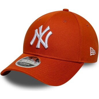 Čepice zaoblená oranžová snapback 9FORTY M-Crown New York Yankees MLB New Era