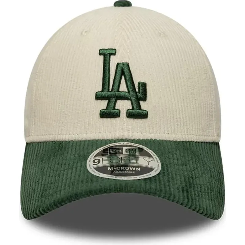 cepice-zaoblena-bezova-snapback-9forty-m-crown-cord-los-angeles-dodgers-mlb-new-era