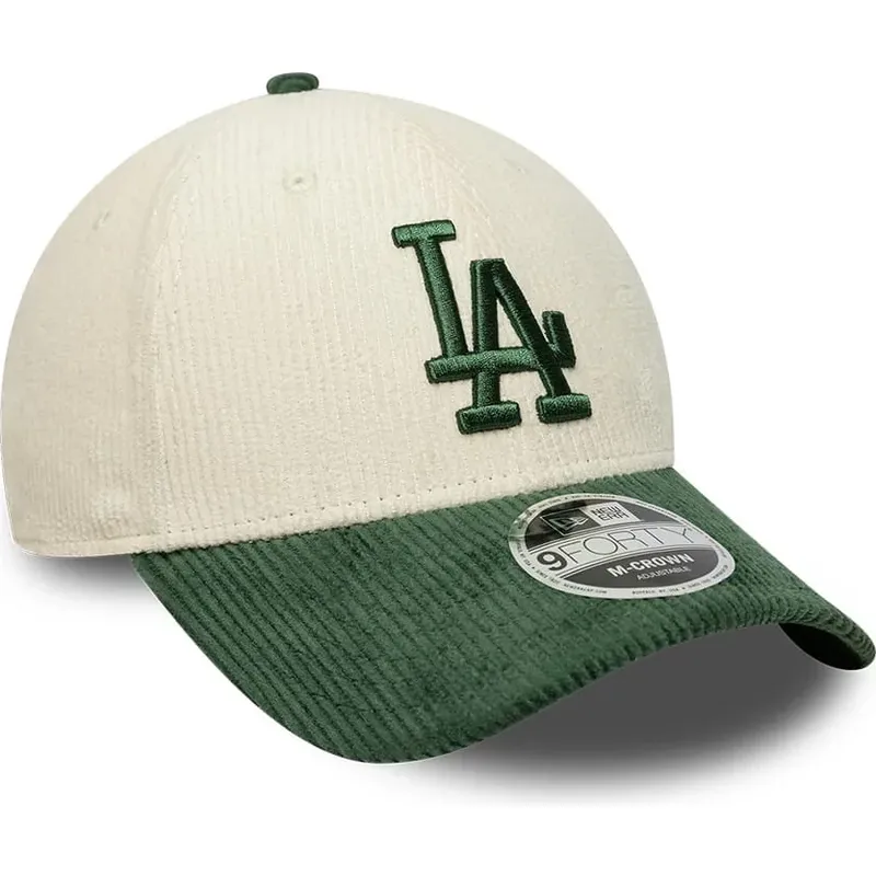 cepice-zaoblena-bezova-snapback-9forty-m-crown-cord-los-angeles-dodgers-mlb-new-era