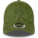 cepice-zaoblena-zelena-nastavitelny-9forty-m-crown-cord-new-york-yankees-mlb-new-era