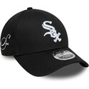 cepice-zaoblena-cerna-snapback-9forty-m-crown-side-script-chicago-white-sox-mlb-new-era