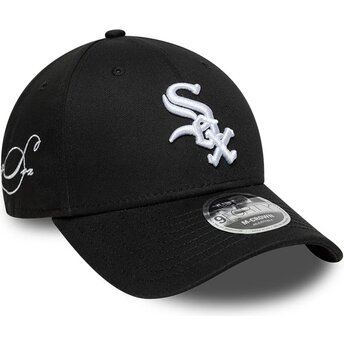 Čepice zaoblená černá snapback 9FORTY M-Crown Side Script Chicago White Sox MLB New Era