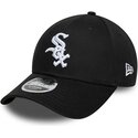 cepice-zaoblena-cerna-snapback-9forty-m-crown-side-script-chicago-white-sox-mlb-new-era