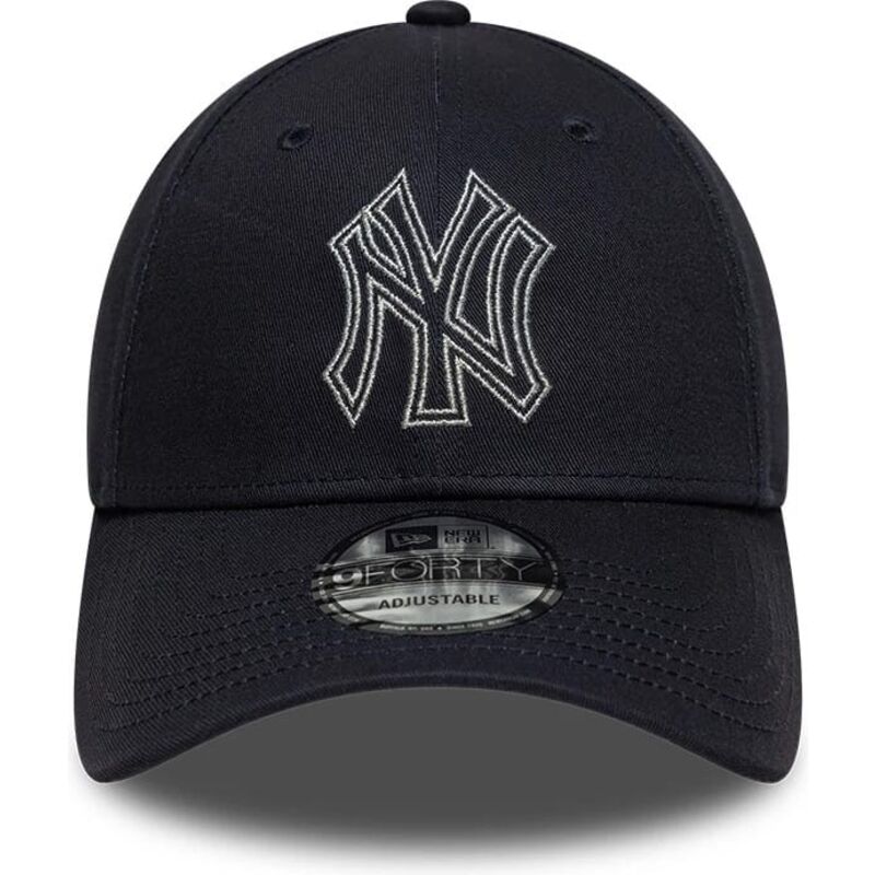 cepice-zaoblena-namornicka-modra-nastavitelny-9forty-metallic-outline-new-york-yankees-mlb-new-era